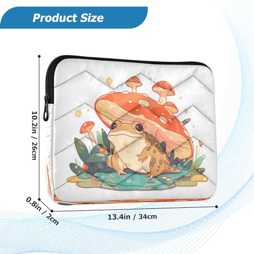 Funda para laptop 13-14 pulgadas con diseño de rana miniatura 3