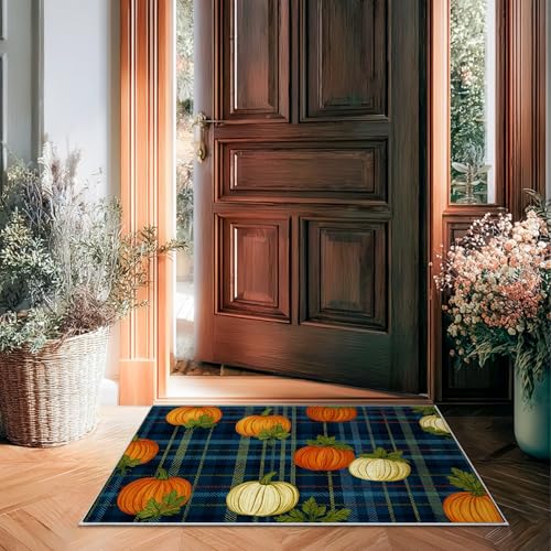 Tapis citrouille d'automne pour une maison chaleureuse