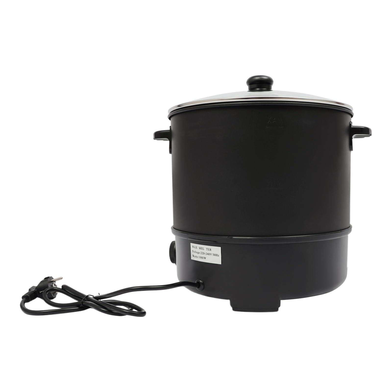 Lumivew Scaldacera da 1000 W, in acciaio inox, per la produzione di candele, con rubinetto in rame, intervallo di temperatura 50-100 °C, adatto per cera di soia, cera d'api, cera di paraffina (10 l)