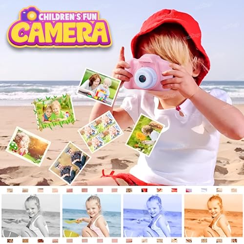 Image of Zest 4 Toyz Digital Camera for Kids Camera for Photos and Videos Mini Camera for Photography USB Rechargeable with 2 Inch Screen HD Capture Support 32GB Card (SD Card Not Included) - Multicolor
