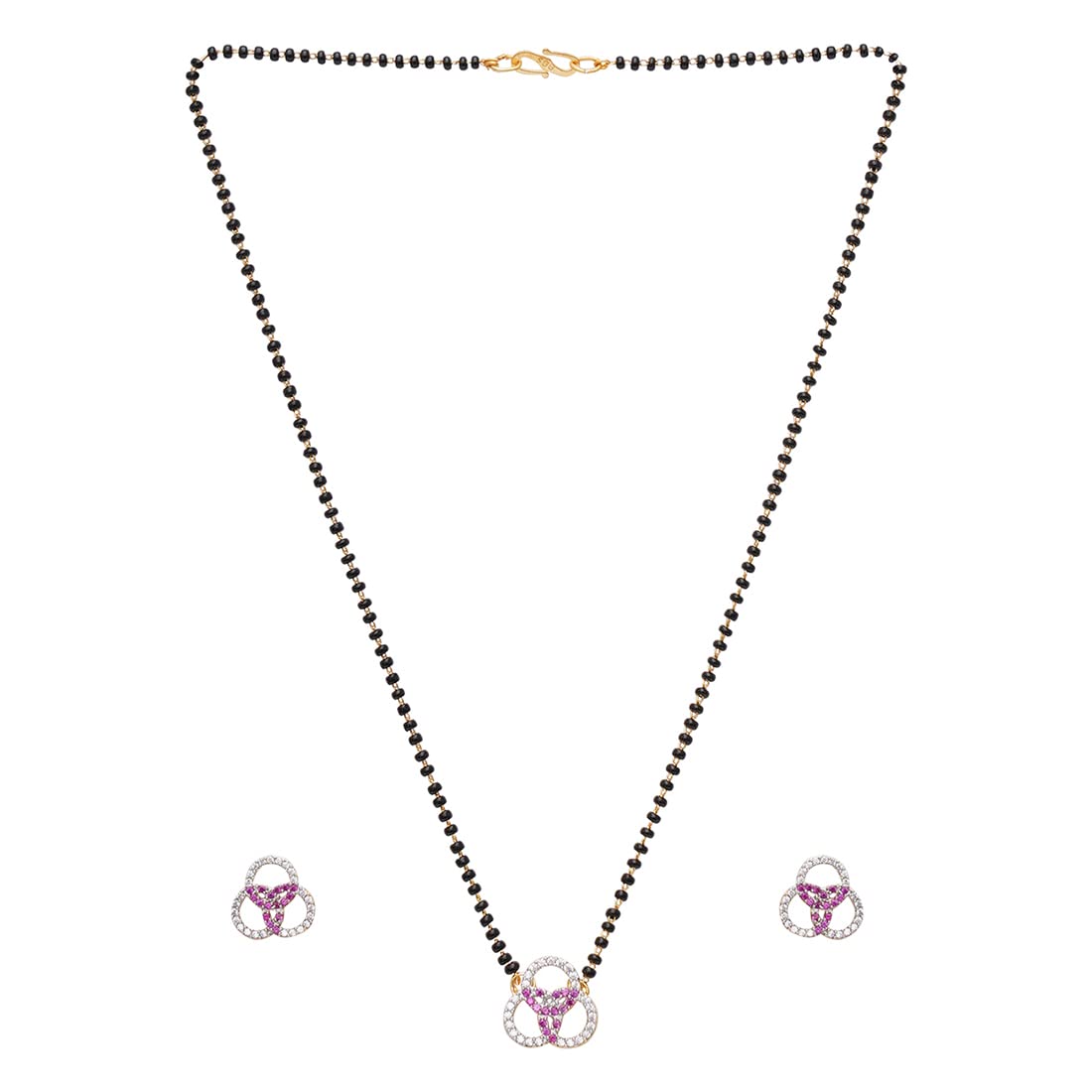 See full amazon price history chart for VOYLLA Sparkling Essentials Borromean Pattern CZ Mangalsutra Set VOYLLA Sparkling Essentials Borromean Pattern CZ Mangalsutra Set (B0BPSCRHPJ) Amazon Price History, Amazon Price Tracker