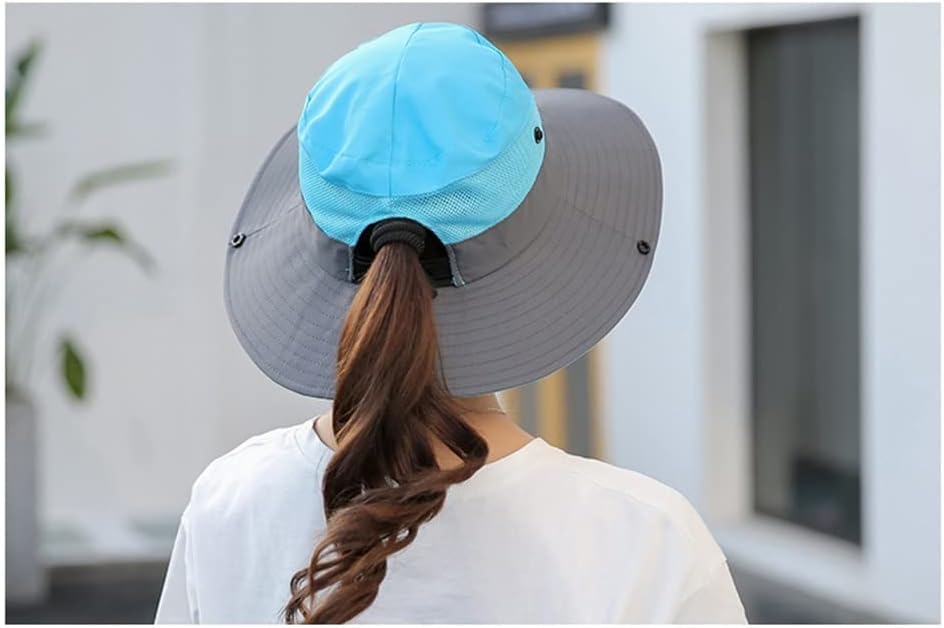 Women Bucket Hats Sun Hat Sun Protection Spring Waterproof Boonie Hat for Fishing Hiking Garden Safari Beach