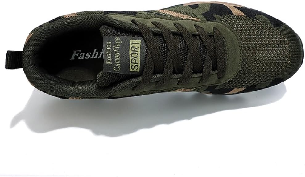 WILTENA Womens Mesh Camouflage Shoes Mens Non Slip Sports Running Tennis Sneakers Walking Shoes