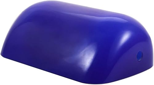 Miniatura 5 de Sombra de cristal para banquero, reemplazo de sombra de banquero, tamaño estándar (blanco)