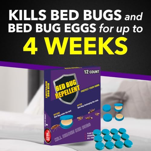 Image of Herbal Anti Bed Bug Gel for Mattress Protection | Natural Repellent Formula | Non-Toxic Bed Bug Control for Beds, Sofas & Furniture | Long-Lasting Protection Pack of 12 Units