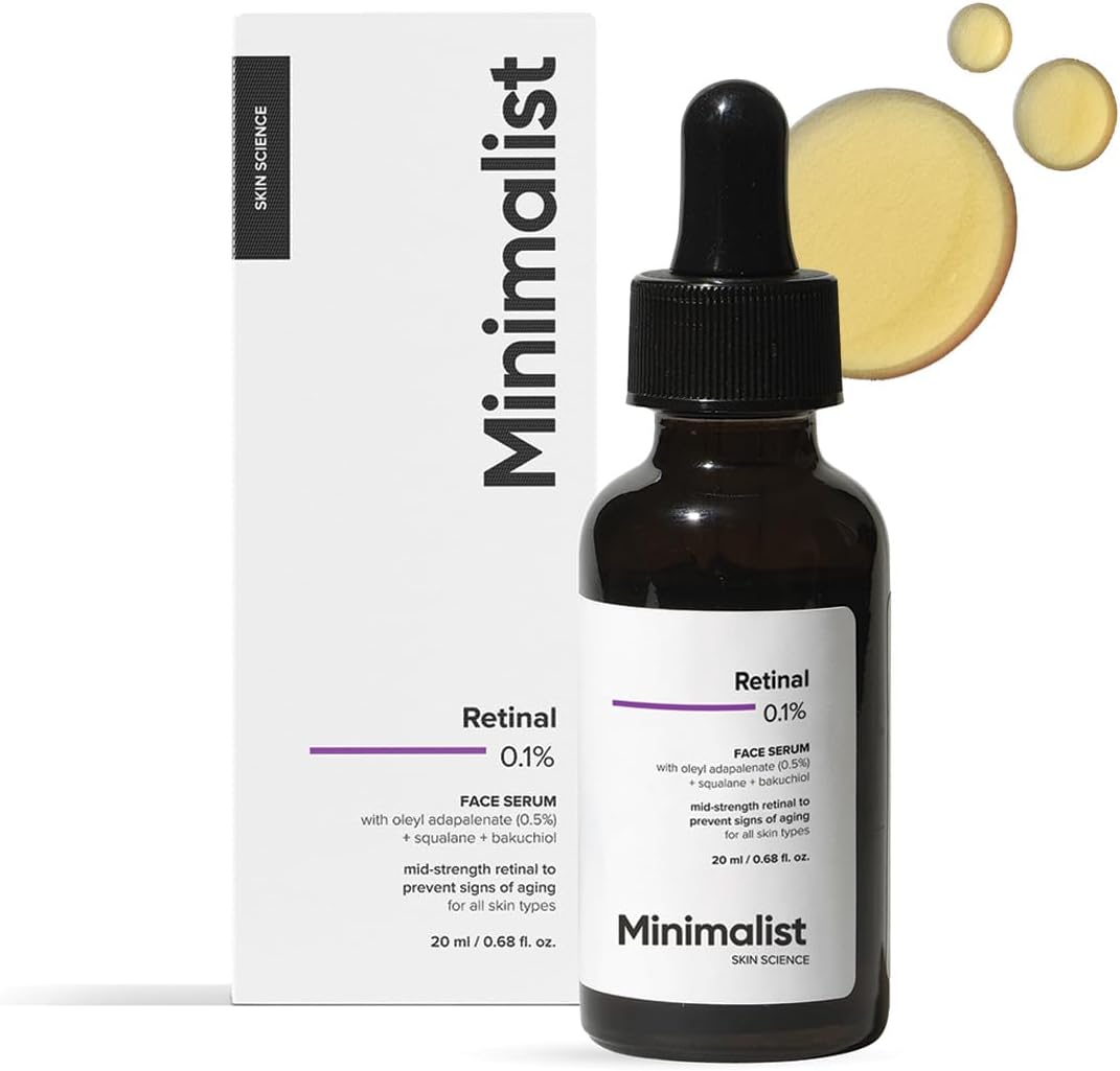 Minimalist 0.1% Retinal Face Serum for Anti Aging Minimalist 0.1% Retinal Face Serum for Anti Aging