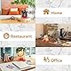 HERCHR Winkekatze Solarbetriebene, Winkekatze Mittelfinger, Winkende Katze, Winkende Japanische Glückskatze Mit Winkenden Arm Solarbetrieben Für Home Display Car Decor 6,5×7×8Cm