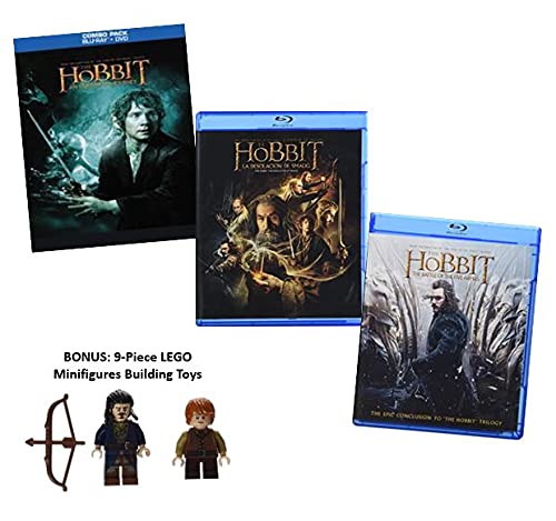 The Hobbit The Complete Trilogy Blu-ray DVD Combo Collection Bonus Bard Bain LEGO Minifigures An Unexpected Journey The
