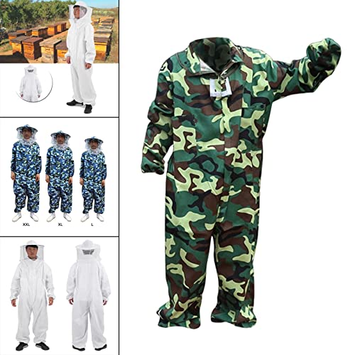 Perfeclan Imkeranzug, Imkeranzüge Overall Outfit Ausrüstung Bienenzuchtbedarf mit schützender, selbsttragender, runder… – Bild 6