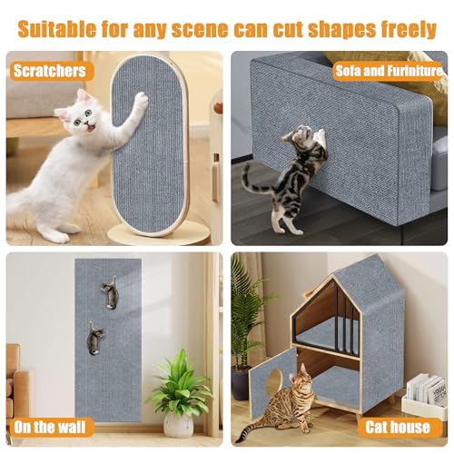 Tapis protection chat griffures autocollant et découpable sur mesure - 8