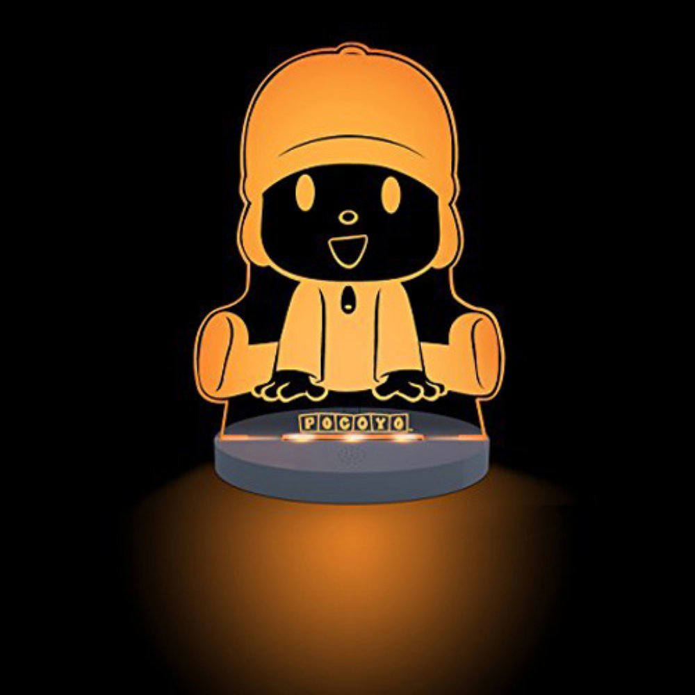 FUNLIGHT Pocoyo LED Night Light with Remote Control. Choose Colours, dimmer, Set Timer, auto Colour and More!
