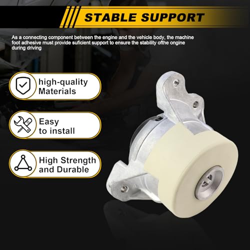 Image of 2532400200 3-Piece Engine and Transmission Mount Kit Compatible with Select Mercedes-Benz C200 E200 E260 4 Matic 2016-2020 GLC200 GLC260 GLC300 2015-2020 Replace 2532400300 2052404200
