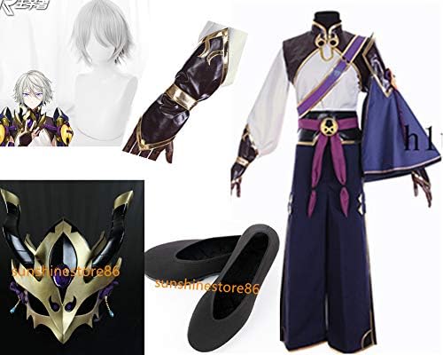 Amazon Co Jp Fate Grand Order Fgo 蘭陵王 コスプレ衣装 全セット ウィッグ 靴 仮面追加可 ホビー