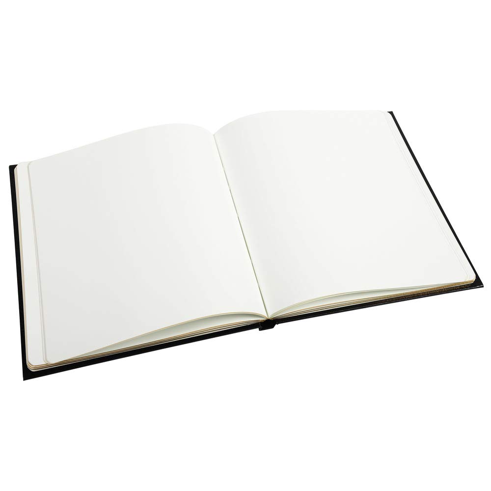 Exacompta - Discos - Libro de visitas Exacompta Balacron con título Negro 140p 21x19cm