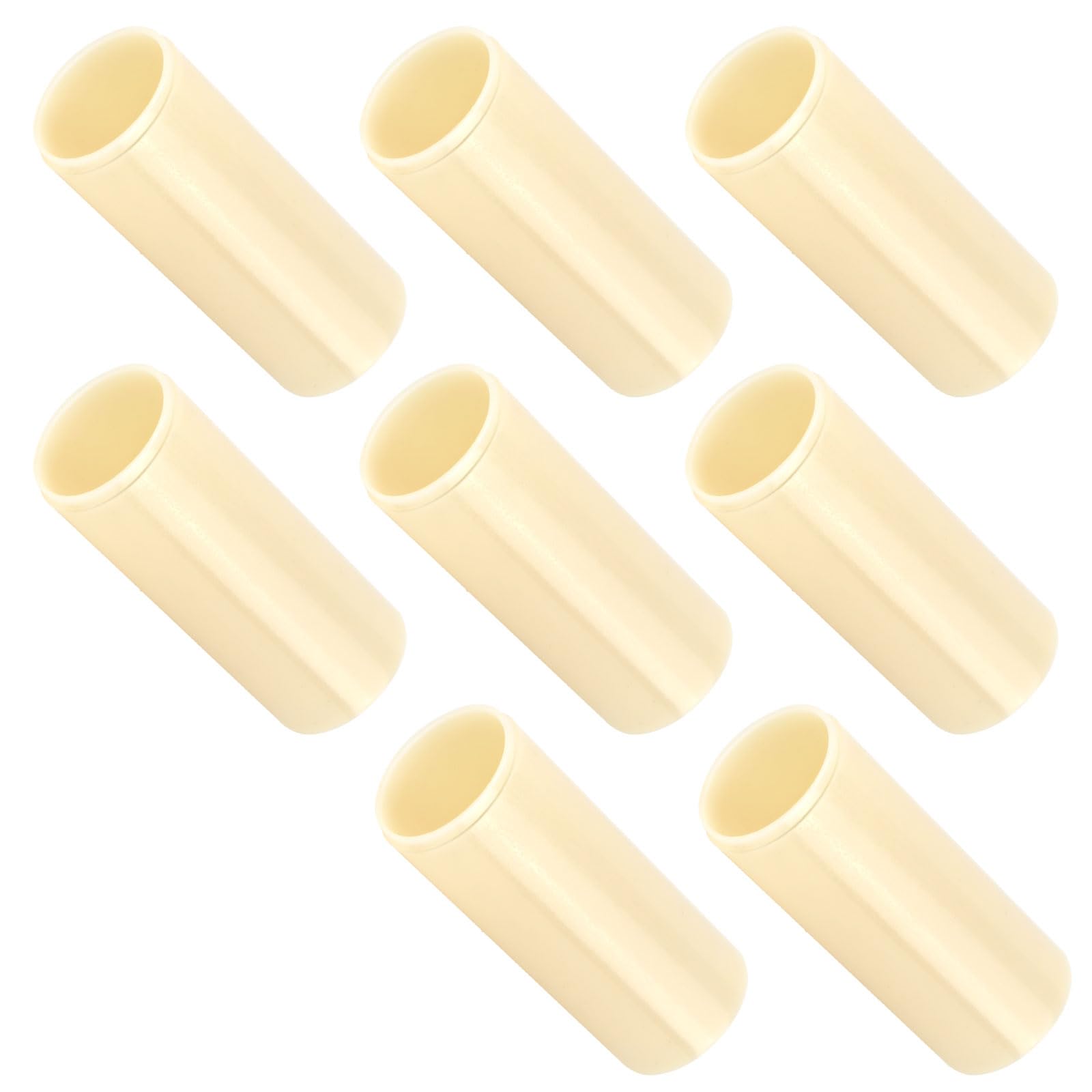 8pcs Nylon Trailer Leaf Spring Bushings, 722106 Bushings Kit Fits for 9/16" ID x 1-3/4" Trailer Wide Double Eye Springs and Equalizers Replacement Parts Tool