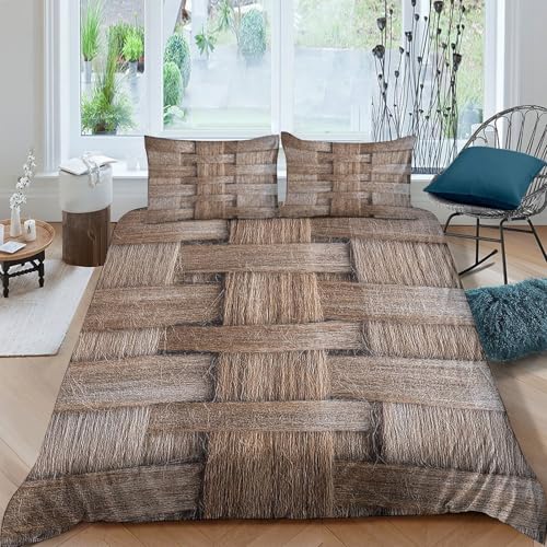 Parure de lit carte du monde pour chambre de couple, housse 200x200cm design abstrait - 4
