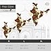 Colorfull Worlds Multilayered Wooden 3D India Map, Gift for Indian Friend, India Wooden Wall Decor, Map for Traveller (90x81 cm | 35.4x31.9 inches)