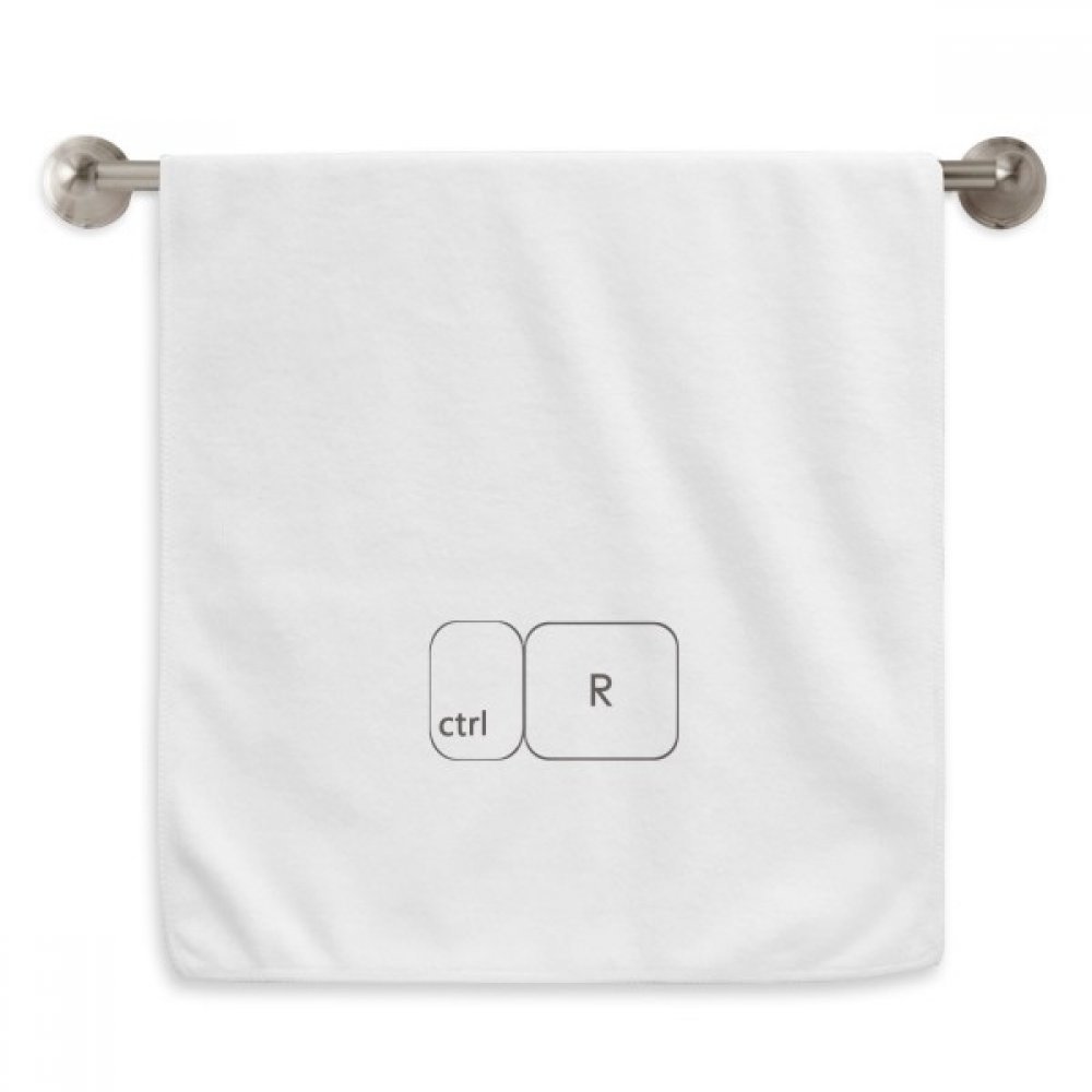 Serviette débarbouillette blanche 13x29 inch idéale pour le sport et les soins du visage à la maison