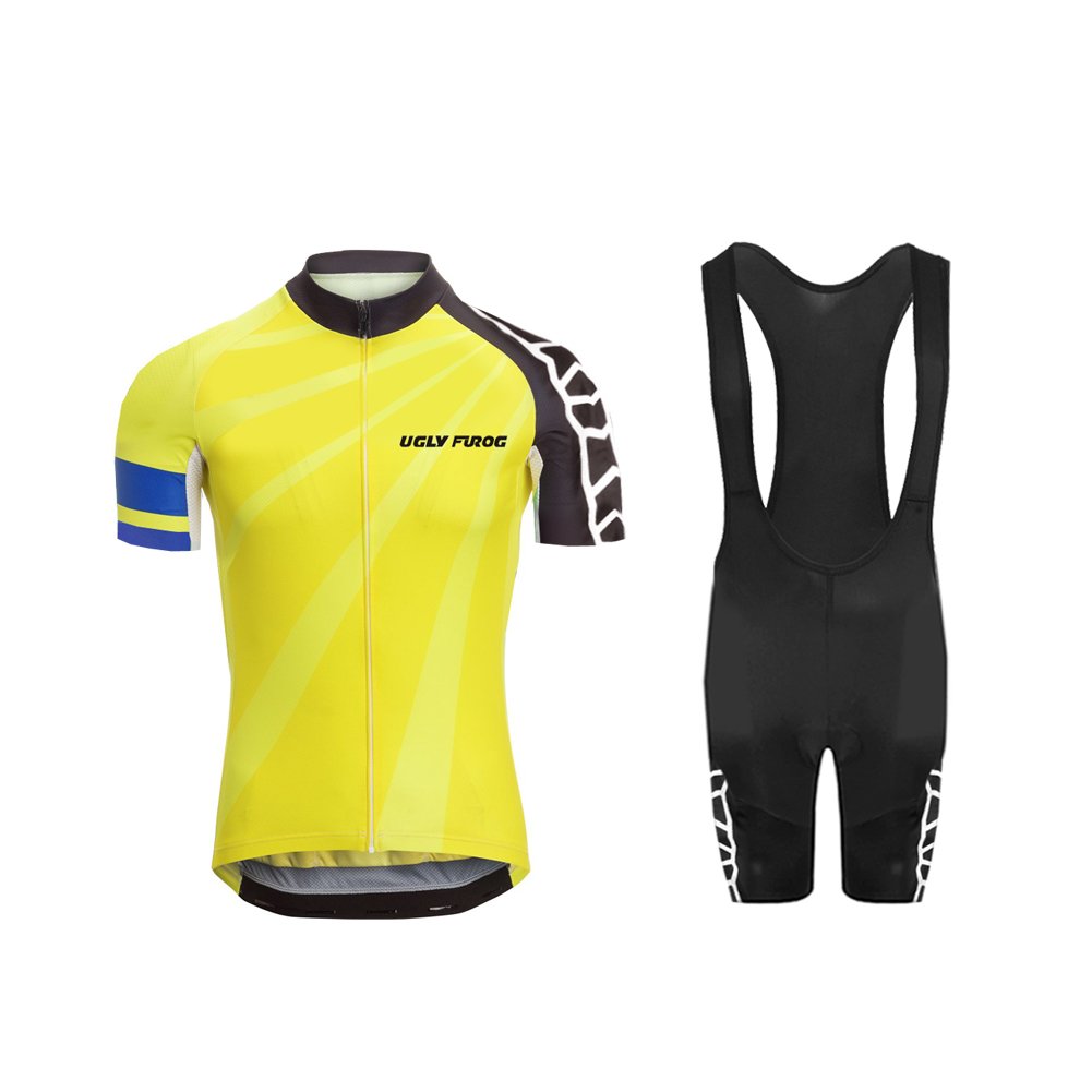 UGLY FROGCool Summer CyCling Jersey with Bib Shorts Suit For Women Bike Clothes Set