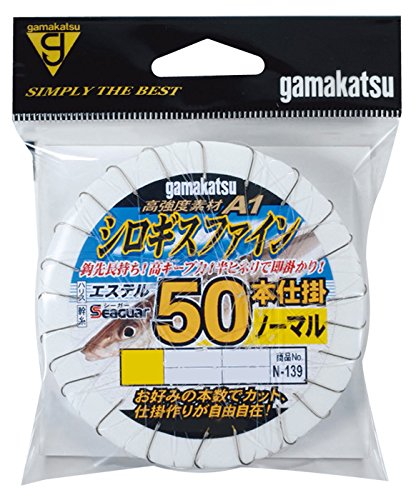 Amazon | がまかつ(Gamakatsu) シロギスファイン50本仕掛 N139 4