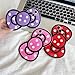 Funny 3D Cute Bow Shaped Phone Case Compatible with iPhone 16 Plus Case Non-Slip Design Soft Silicone Protective Phone Case for Girls Women Rose Red