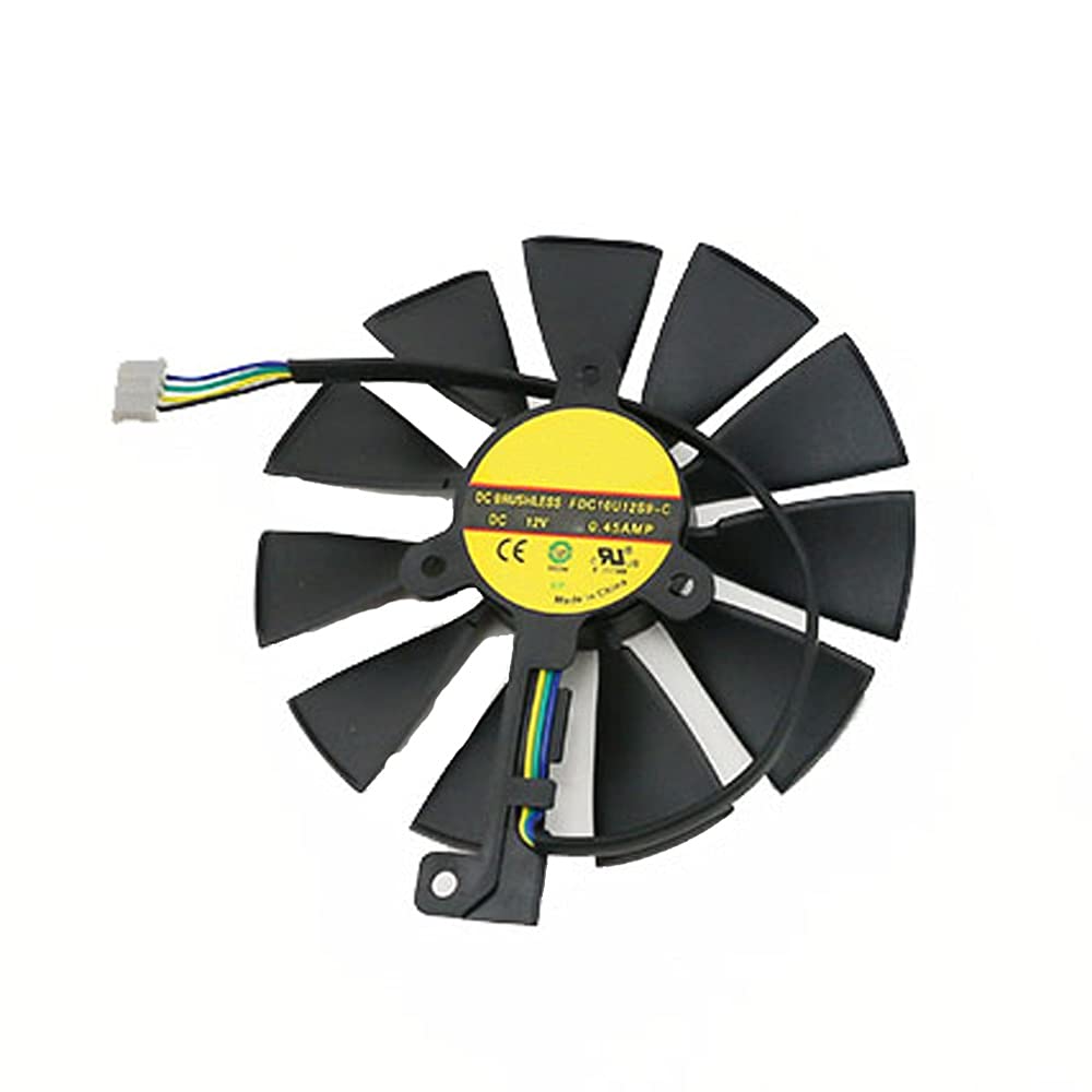 Ventilateur Carte Graphique Pour Asus RTX 2060/2070/2080 DUAL – Modèles FDC10U12S9-C, T129215SH, PLD09210S12H