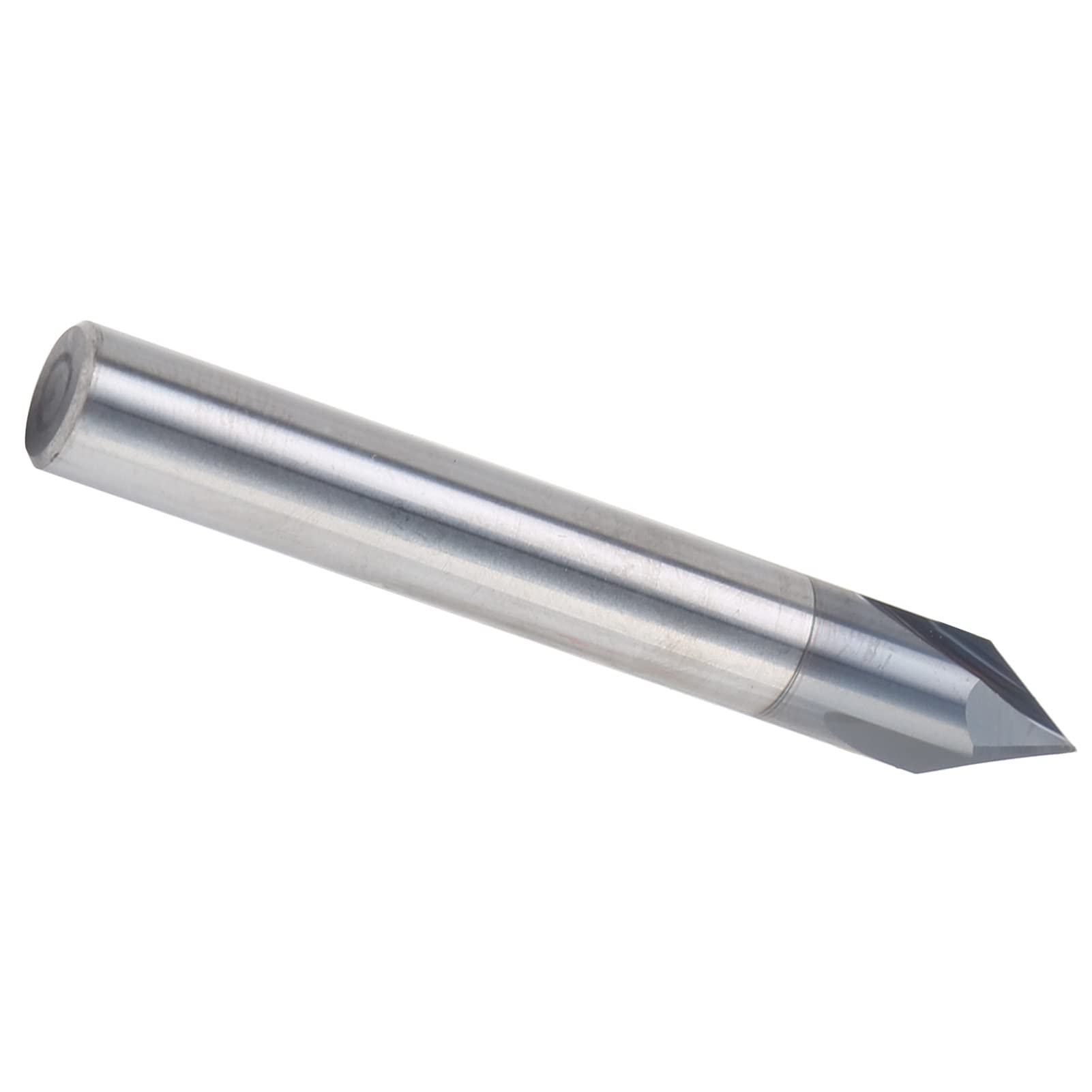 Frez Palcowy z Fazowaniem 60° Precyzyjny Frez 3-ostrzowy Stal Wolframowa do Frezowania CNC i Grawerowania Aluminium i Miedzi - 1 szt. (D8*60°*60L)
