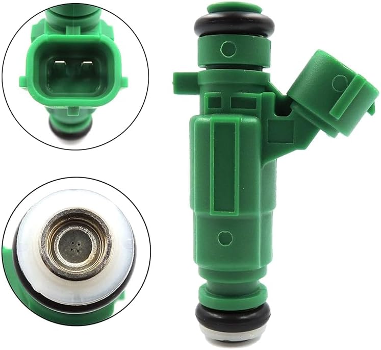 1 Set 3531037150 Car Fuel Injectors Accessories Fuel Injectors Replacement Accessories for 1999-11 for Hyundai Kia 1.6L 2.5L 2.7L - (Color: Green)