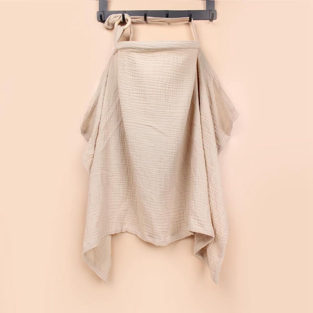 Surakey Couverture Allaitement Bébé en Coton Tablier Mousseline Echarpe Maternité