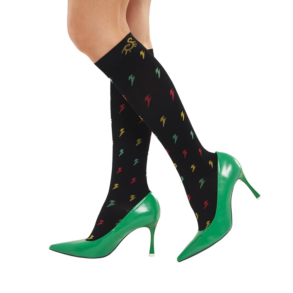 SOLIDEA Gambaletti NERO unisex SOCKSFORYOU BAMBOO FLASH Calze a compressione graduata 18/24 mmHg Art. 0610A4 Size S