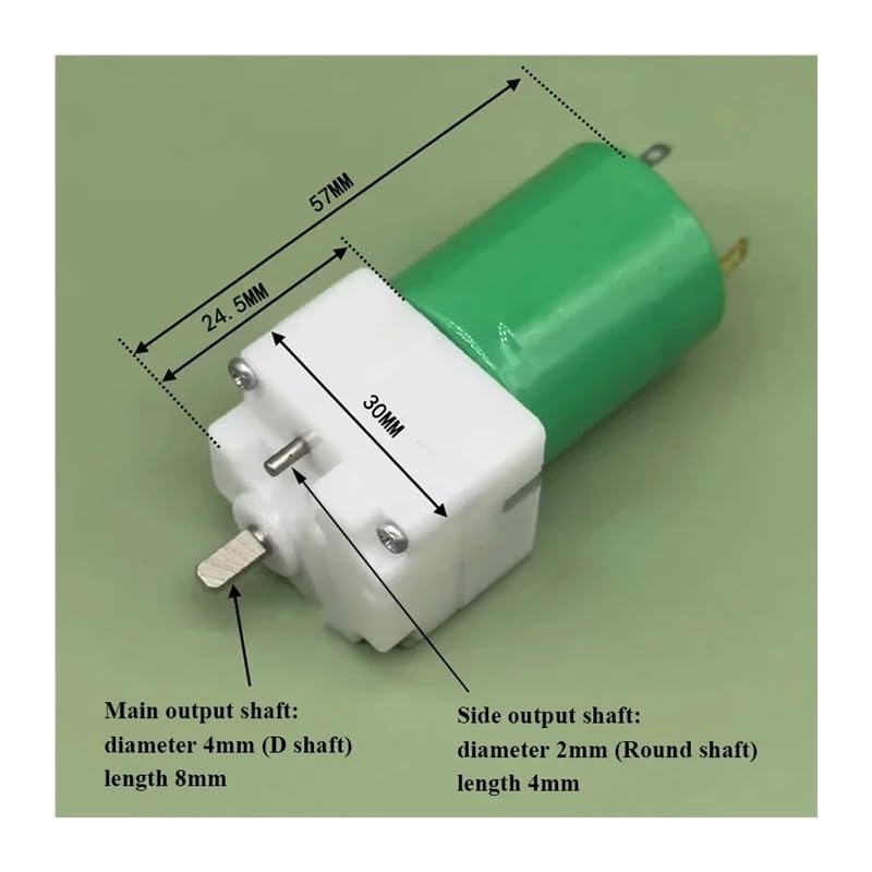 DC 6V 12V 24V 26V 550RPM/6500RPM Démarreur électronique à double arbre RS-360SH Réduction DIY Hobby Toy Model