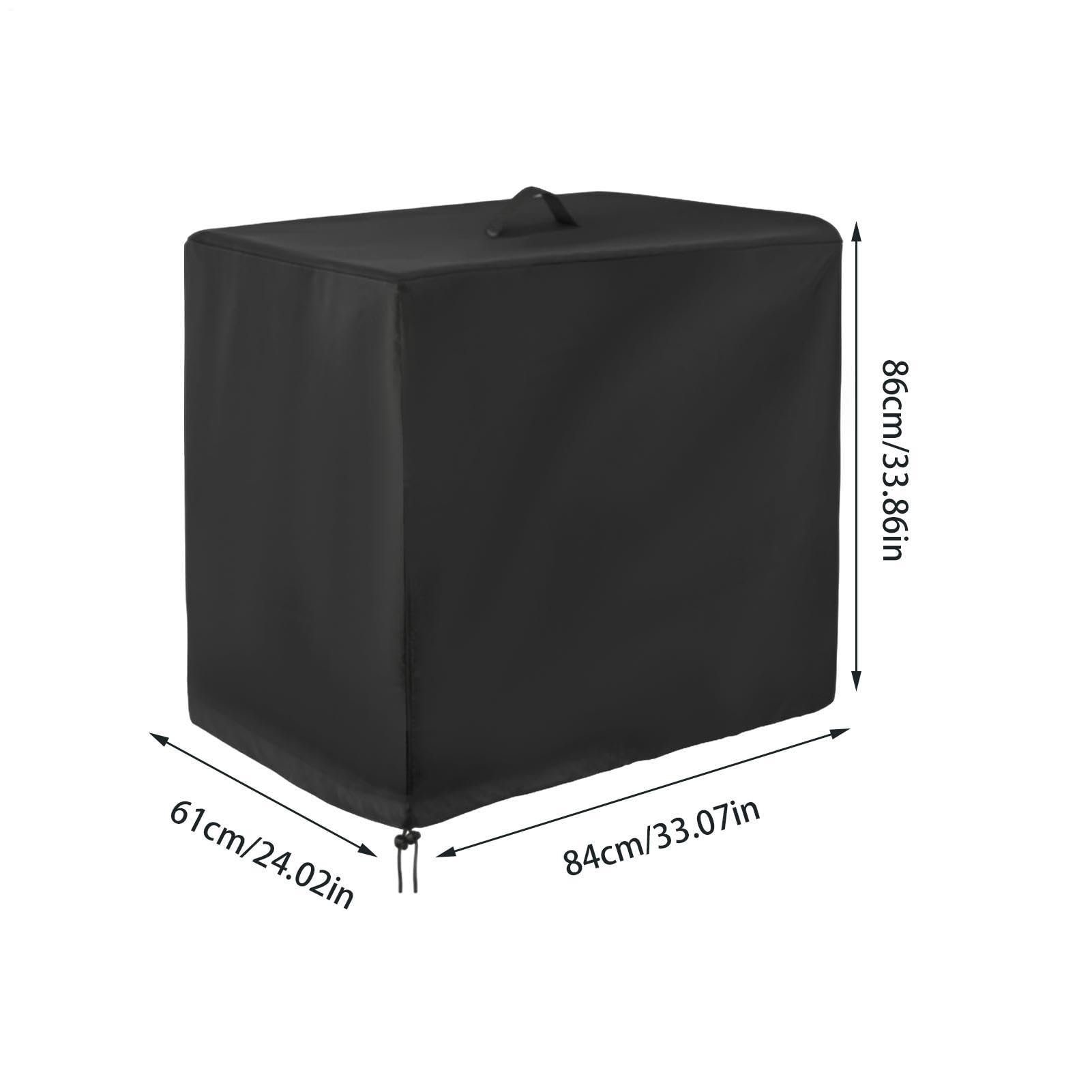 para Bomba Piscina Exterior | Impermeable Cilindro Filtro - Cubierta Filtro Piscina con Cordón Y Cremallera - Protección contra Viento Lluvia Residuos Sol y Evaporación de Agua en
