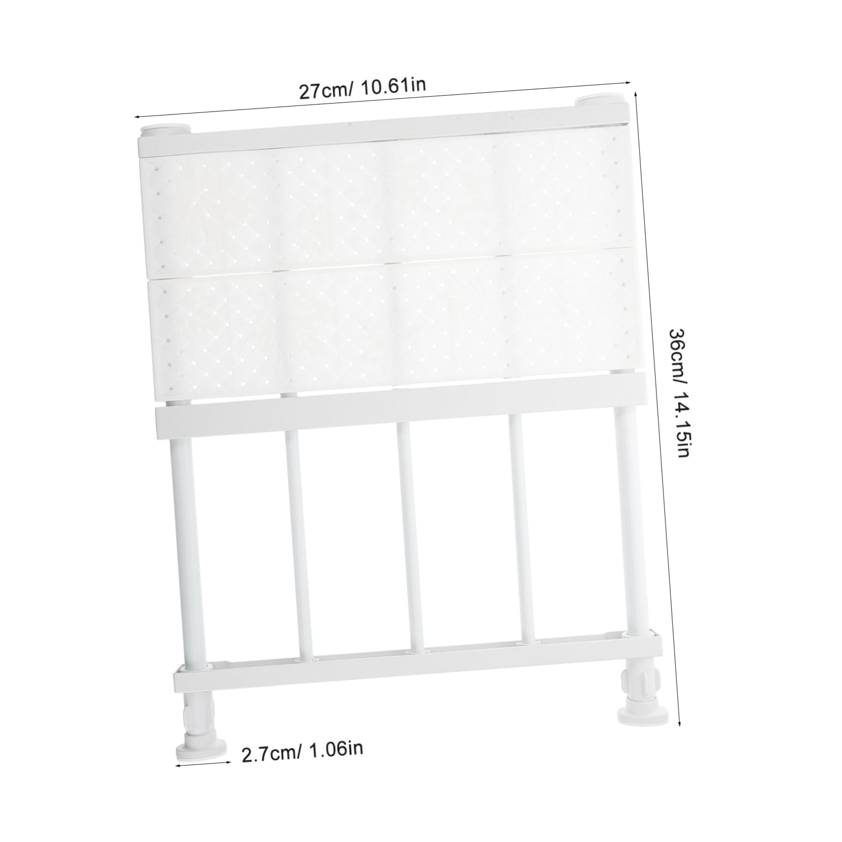 Unomor Expandable Adjustable Closet Shelf Divider for Easy No-Drill Installation Wardrobe Versatile Storage for Bedroom and Living Room Organization