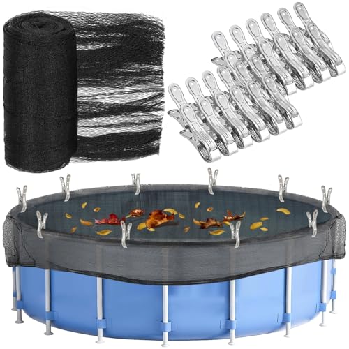 Leaf Net Pool Cover 27 Ft Round Above Ground