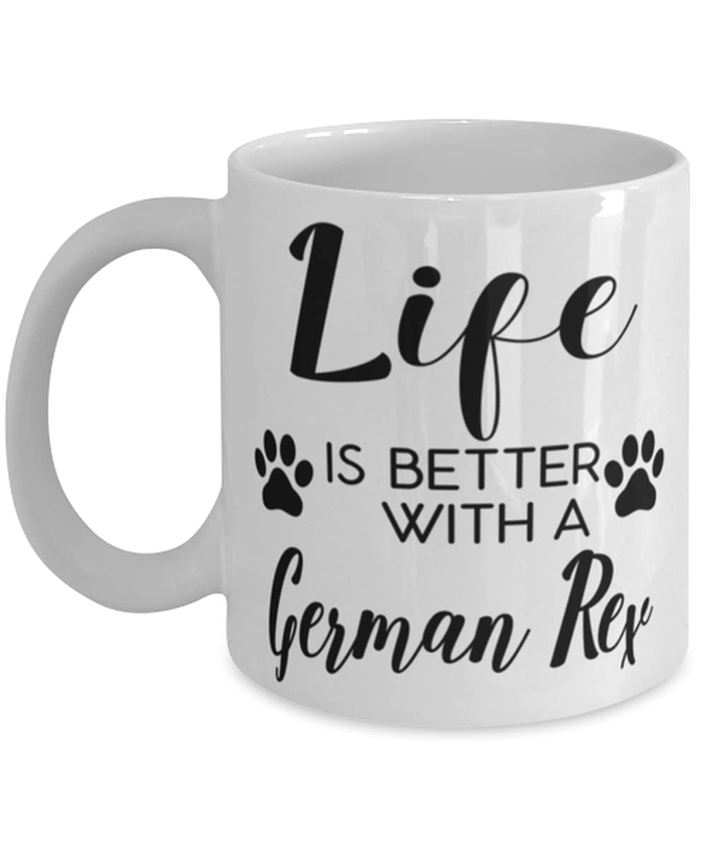 German Rex Cat Mug Life Better
