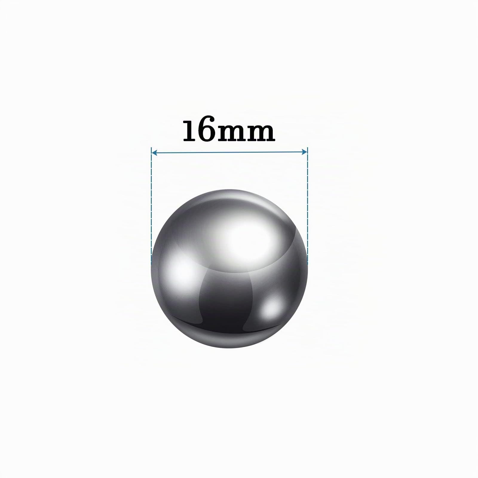 QUARKZMAN 16mm Roulement Billes x 5PCS Chrome Acier pour Glissière Rails, [G10 Précision]