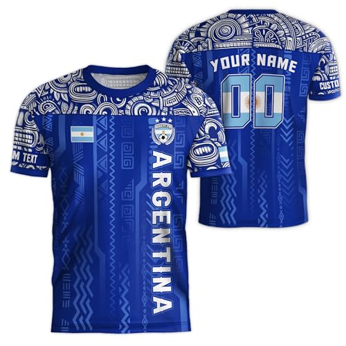 Custom Argentinian Soccer Jersey, Argentina Jersey Men, Customized Jersey Argentina, Retro Soccer Jerseys for Men 5