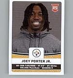 2023 Panini Stickers #171 Joey Porter Jr. RC Rookie Pittsburgh Steelers Official Thin Mini Sticker NFL Football Trading Card