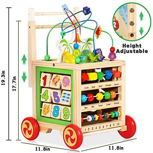 Baby-Walker-with-Wheels-Activity-Cube-for-1-Year-Old-6-in-1-Baby-Activity-Table-Montessori-Toys-for-1-2-Year-Old-First-Birthday-Gifts-for-Boys-Girls-Learning-Toys-for-Toddlers-1-3 Baby Walker with Wheels Activity Cube for 1 Year Old 6 in 1 Baby Activity Table Montessori Toys for 1 2 Year Old First Birthday Gifts for Boys Girls Learning Toys for Toddlers 1 3
