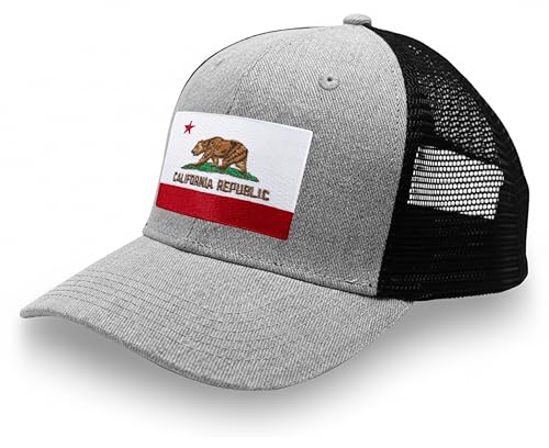 Image of International Tie State Hat for Men and Women, Adjustable Snapback Trucker Baseball Cap with Embroidered Patch