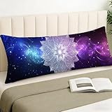 Seitenschläferkissen Bezug Mandala Kissenbezug 40 x 120 Traum, Pregnancy Pillow Cover Schlafqualität Seitenschläferkissen, Doppelseitig Drucken Kissen für Seitenschläfer Stillkissen Bezug, Cod1715