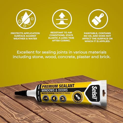 Selsil ALC-160 Siliconized Super Acrylic Latex Sealant, Indoor & Outdoor Paintable Caulk thumb #1