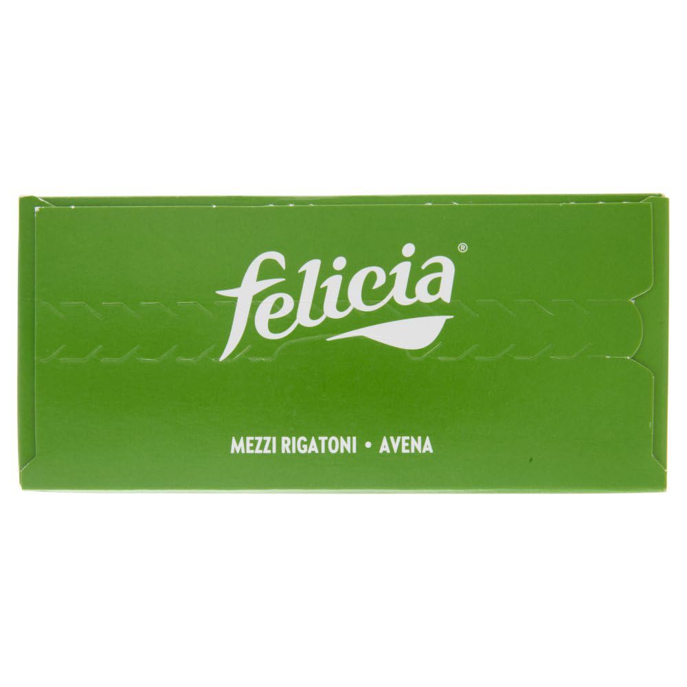 Italian Gourmet Mezzi Rigatoni Avena pasta bio 12 x 340g glutenfrei Hafer | Con farina integrale di cereali; ohne Weizen, gute Bissfestigkeit, ideale, Gesamtnettogewicht 4,08 kg + Kostenlos Polpa 400g