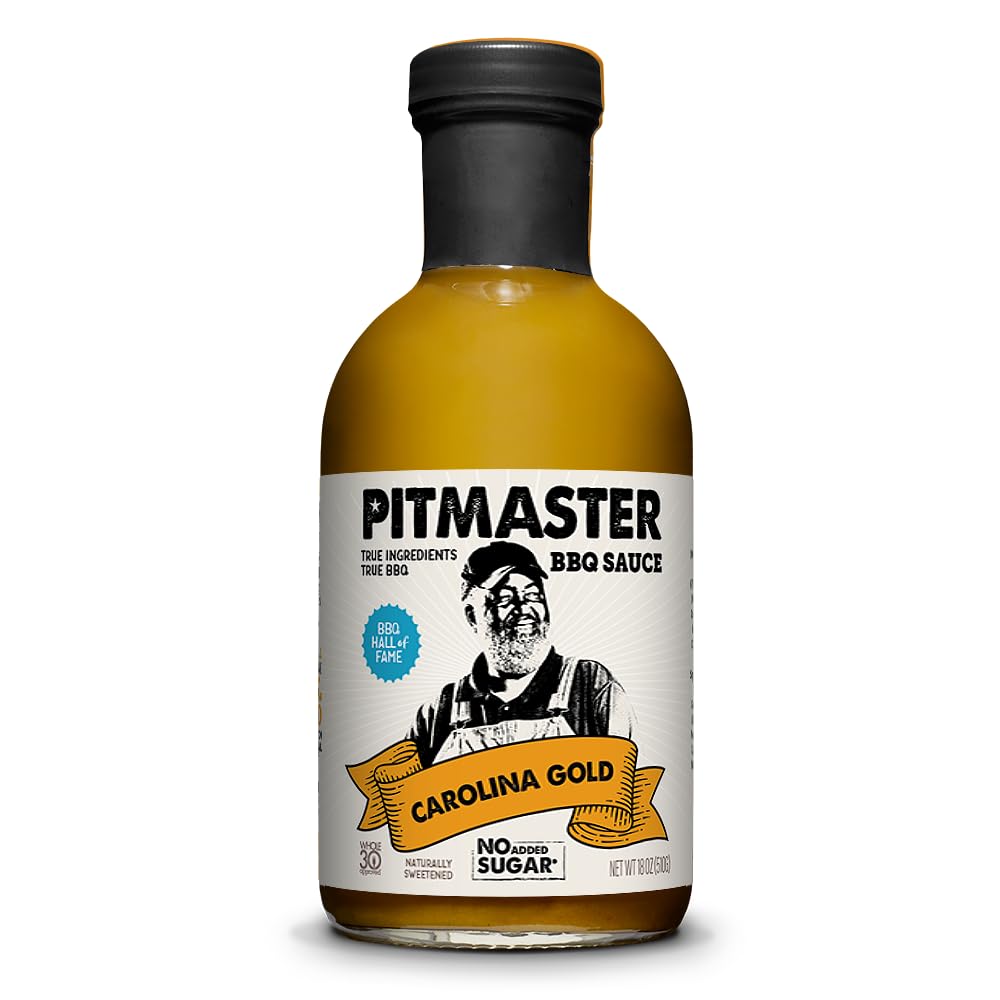 True Made Foods, Barbeque Sauce Carolina Gold Style No Sugar, 18 Ounce