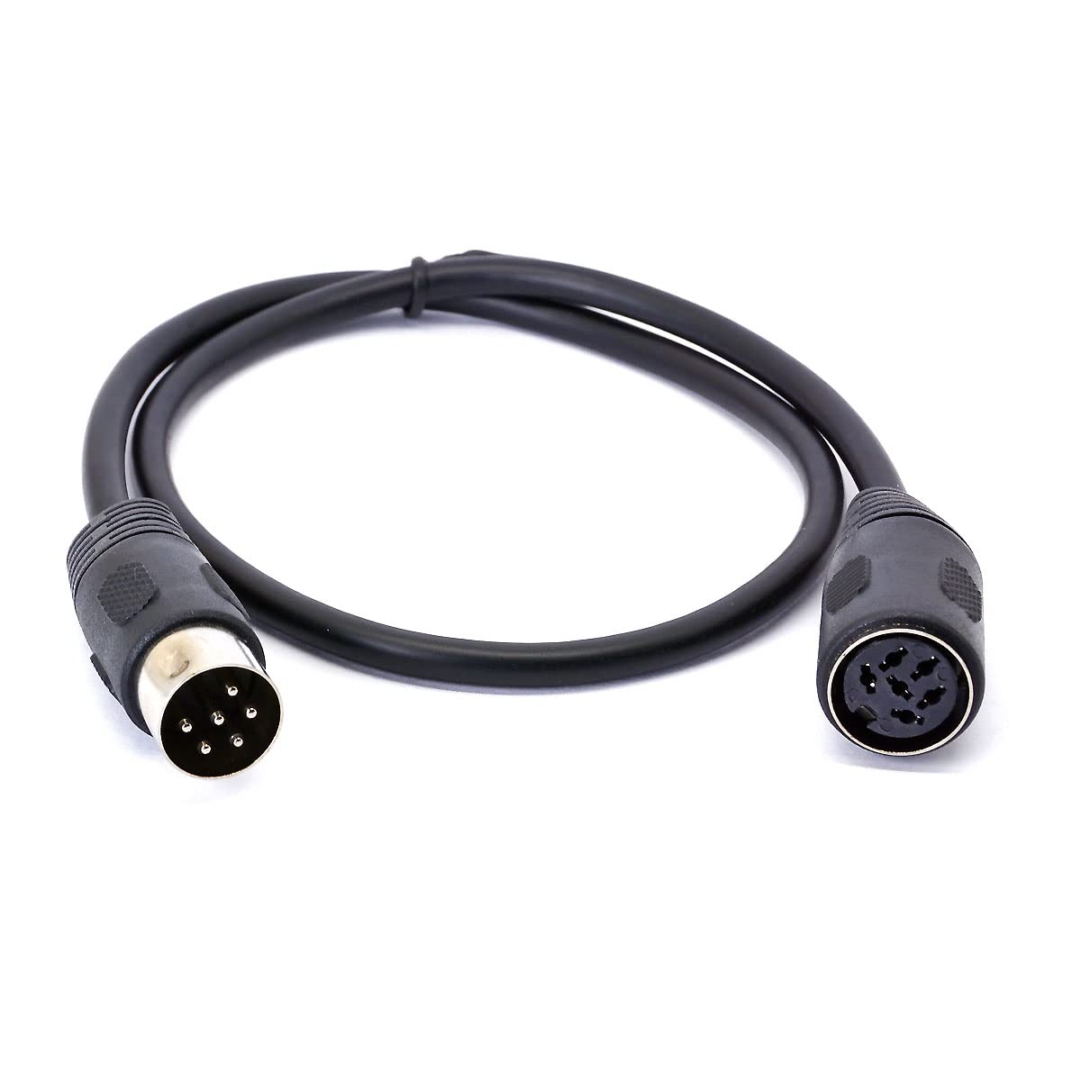 6-pinowe złącze wtykowe Midi Din, przedłużacz, męski na żeński, adapter AV do cyfrowego audio (50 cm)