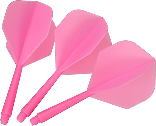 PATIKIL Eje de dardo integrado y vuelos, vuelos de dardos de plástico de tornillo