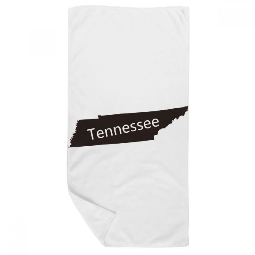 Serviette de bain Tennessee USA 35x70cm en tissu doux multi usage
