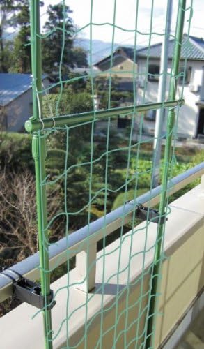 Amazon 第一ビニール 緑のカーテンベランダ用パイプキャッチ 2個パック 園芸用ネット