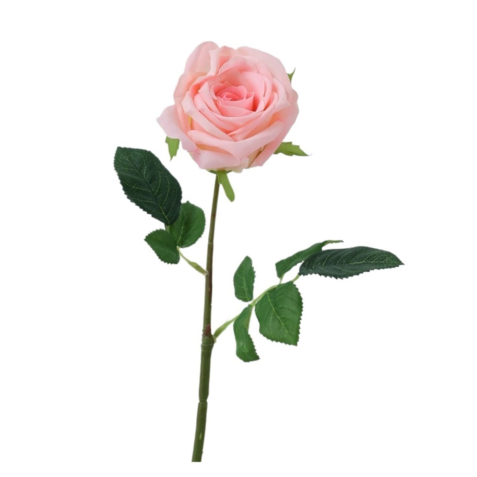 Casetlong 5Pcs Artificial Flowers Bouquet Wedding Decor Fake Home Decoration(Light pink)