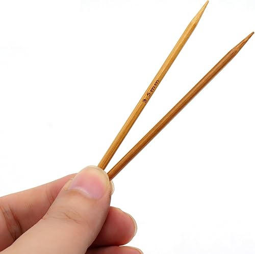 Miniatura 3 de 3 agujas de tejer circulares de madera de 0.138 pulgadas (0.138 in), tamaño 4, agujas de tejer redondas de 16 pulgadas para tejer a mano, mantas de